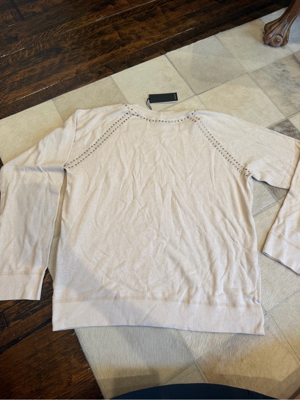 Monrow Vintage Studded Raglan - Picture 3 of 7